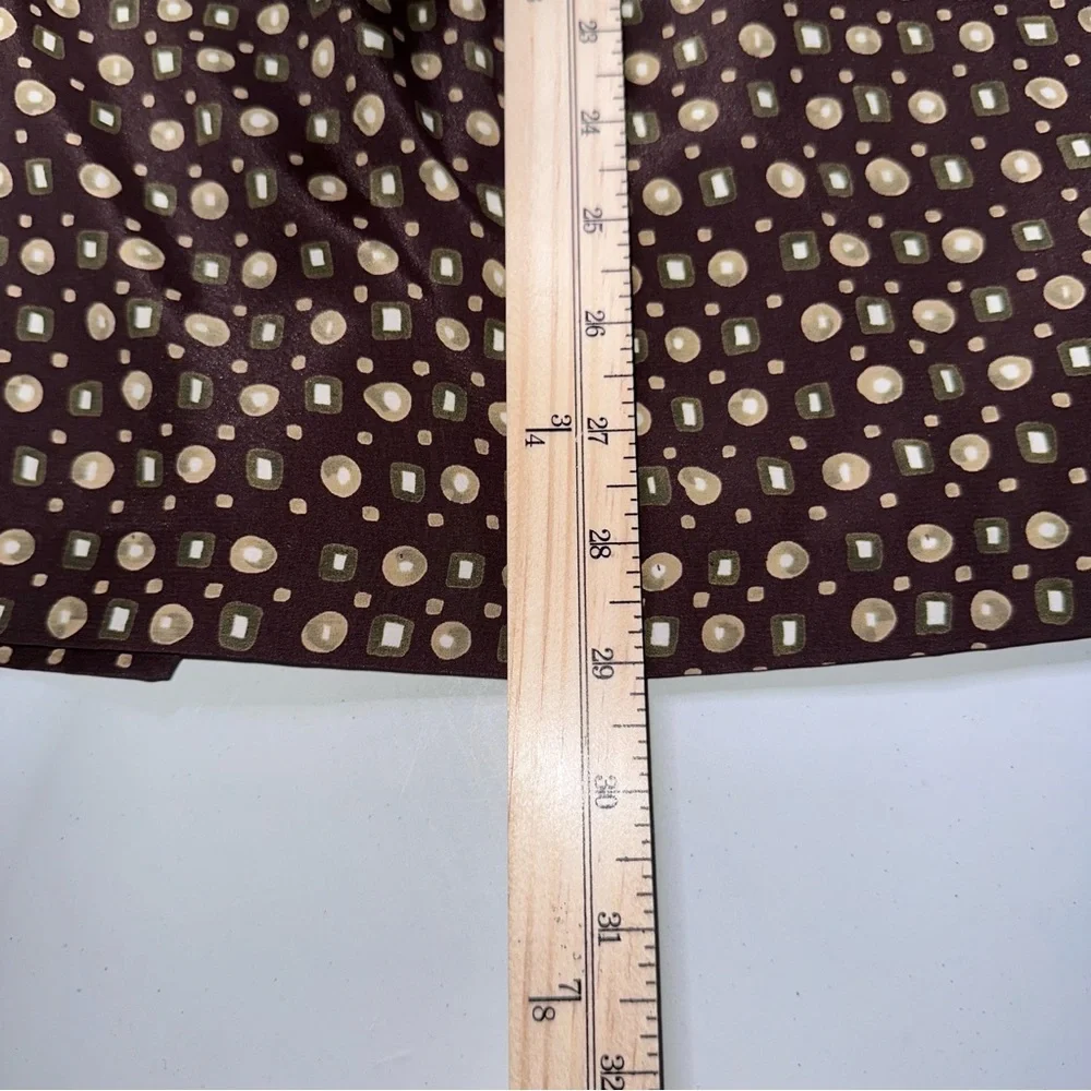 VTG Leslie Fay Skirt Suit Sz 6P 3 Pc Set Scarf 80s A Line Office Teacher Preppy‎
